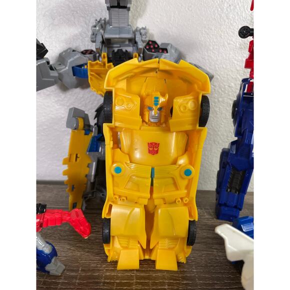 Transformers Robot Toy Lot Optimus Prime Bumblebee Rescue Bots Autobot Vehicles - Picture 9 of 10